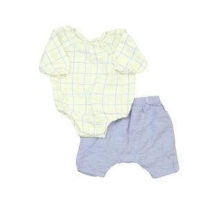 Stem Girls White | Purple Apparel Sets size: 3 Months